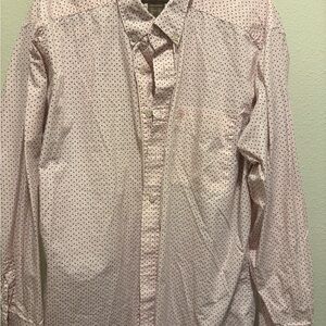 Men's Pink Polka Dot Shirt
